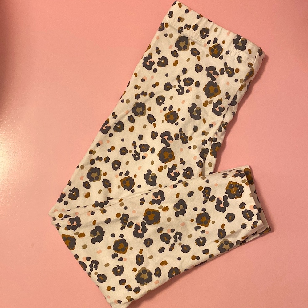 Carters leopard print leggings toddler girls 4T